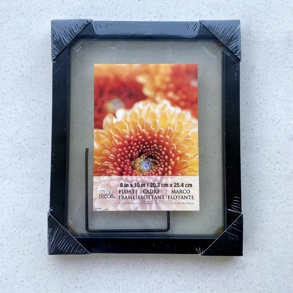 8x10 FLOAT FRAME PICTURE & ART GLASS FRAME — NEW